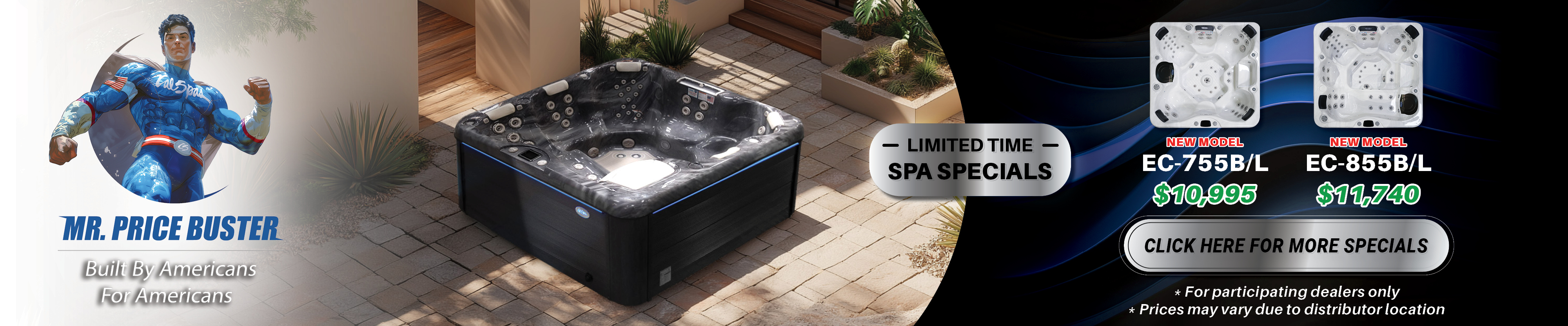 Calspas hot tub being used in a family setting - Lacrosse